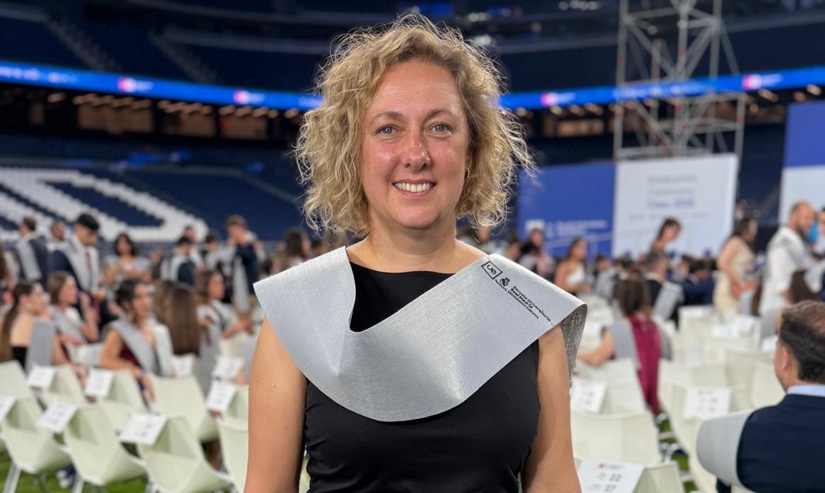 Agnieszka Gach podczas konferencji Real Madrid Graduate School - psycholożka sportu, specjalistka od stresu startowego i odporności psychicznej
