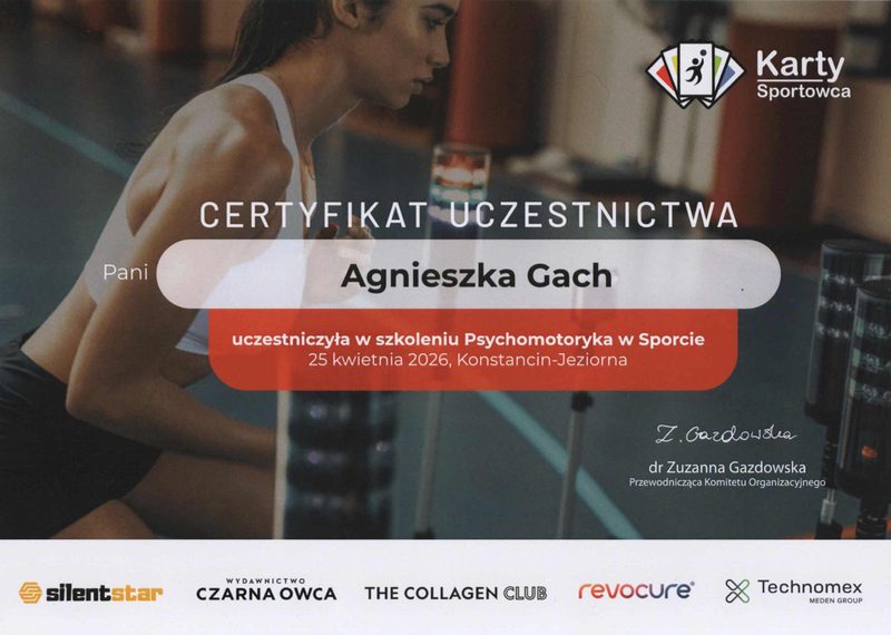 Psychomotoryka w sporcie - Agnieszka Gach